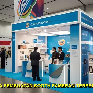 harga pembuatan booth pameran terpercaya